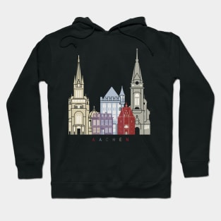 Aalborg skyline poster Hoodie